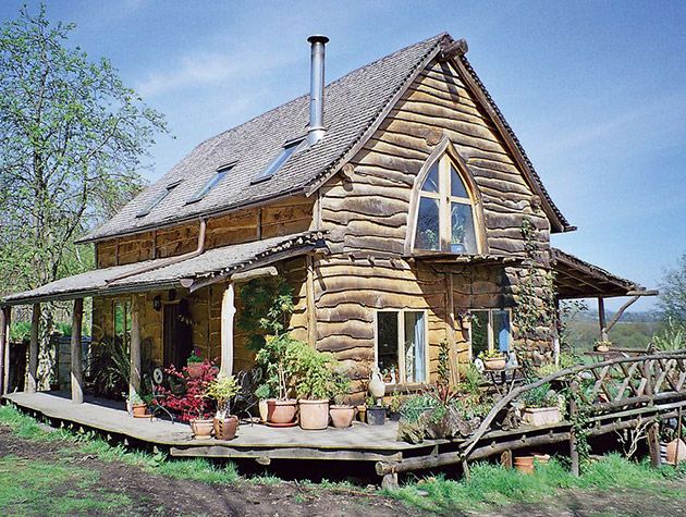 Ben Law's timber frame grand designs house in the woods