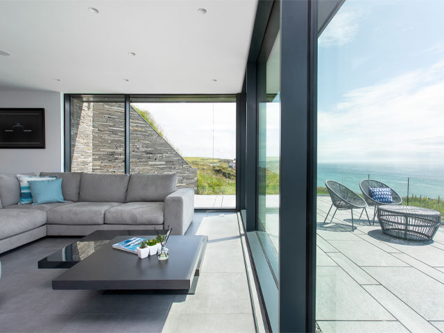 Galloway clifftop self-build in Scotland. Photo: Douglas Gibb Inside the Grand Designs Galloway clifftop house with sea views