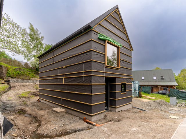 Grand Designs: The Streets unfinished home exterior building site