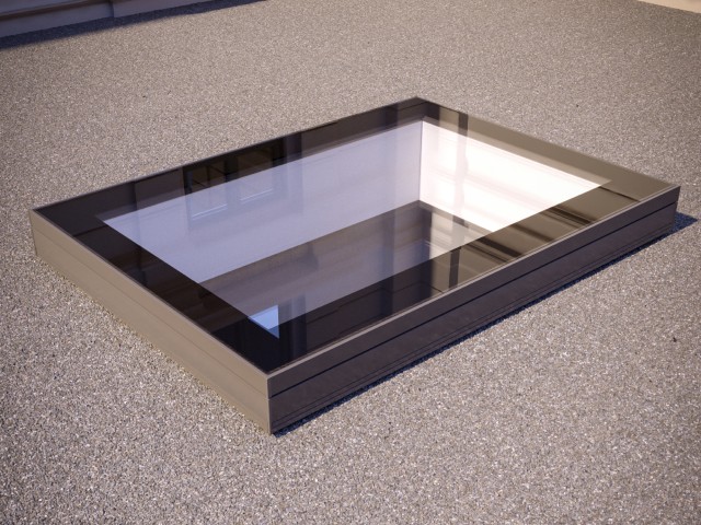 a rooflight for a flat roof with high thermal efficiency