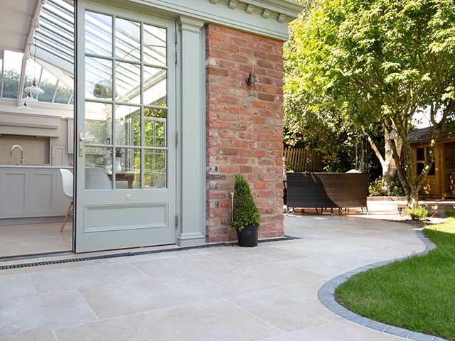 Limestone outdoor flooring paving