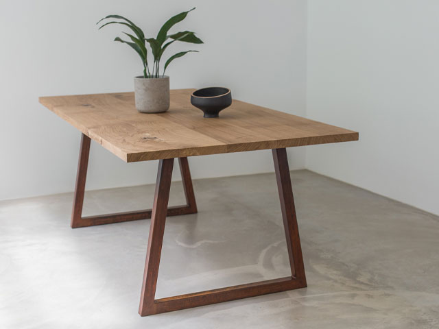 Pitch Dining Table Goldfinch bespoke furniture Pitch dining table by Goldfinch Furniture